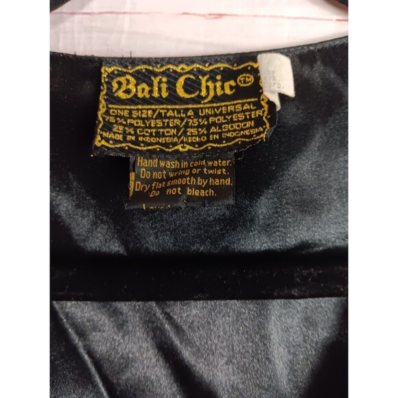 Bali Chic VTG Vest Shirt Top Blouse  Womens One Size Multicolor Beaded - Picture 3 of 6